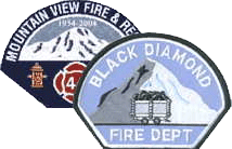 BLACK DIAMOND KING COUNTY FIRE DISTRICT 17 PATCH WASHINGTON STATE 